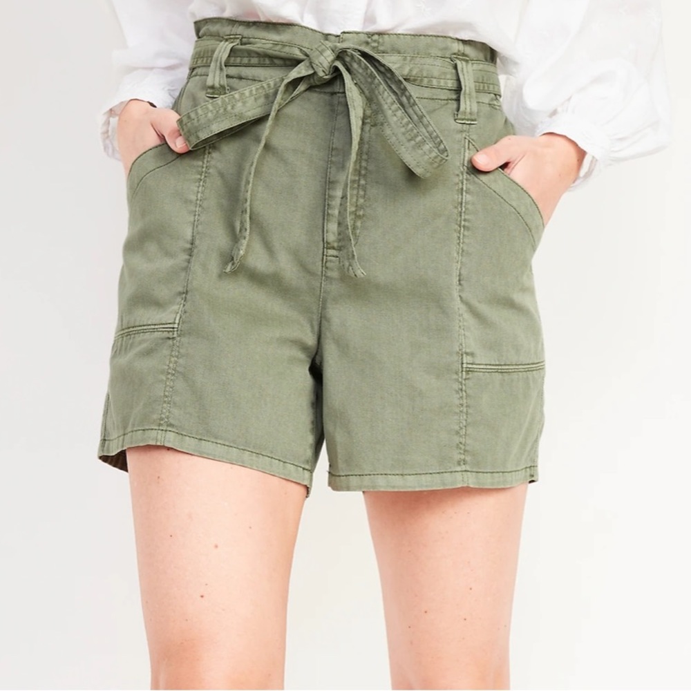 Old Navy Army Green Cargo Shorts